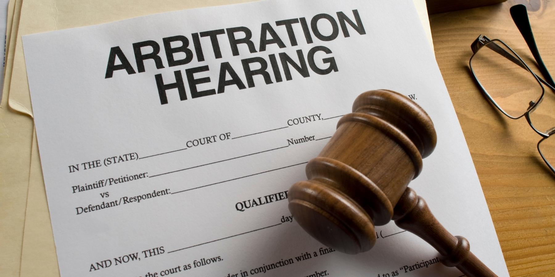 Arbitration & Dispute Resolution